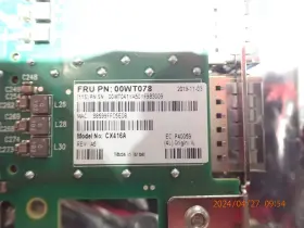00wt078 Ibm 00wt041 Pcie3 2 Port 100gbe Adapter #3