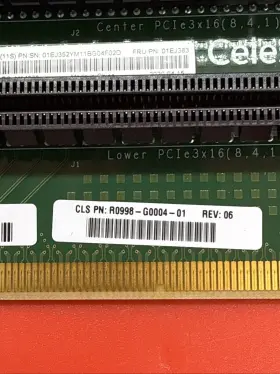 R0998-g0004-01 Ibm 01ej383 01ej352 3xpcie X16 Riser Board #3