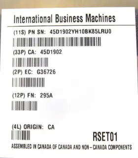 9119-fha Ibm 45d1902 Gx Rio-2 2-port Loop Adapter 295a Z7 #3