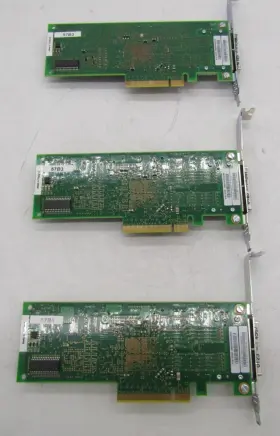 46k5840 Ibm 74y8748 Lot Of 3 Sas Pcie Adapter Card Dual Port #2