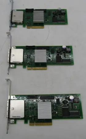 46k5840 Ibm 74y8748 Lot Of 3 Sas Pcie Adapter Card Dual Port