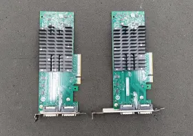 Expx9502cx4g1p5 Intel Lot Of 2 10 Gigabit Cx4 Dual Port Adapter #2
