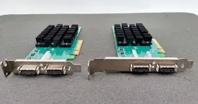 Expx9502cx4g1p5 Intel Lot Of 2 10 Gigabit Cx4 Dual Port Adapter