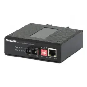 Intellinet 766623508964 508964 Industrial Fast Ethernet Media Converter