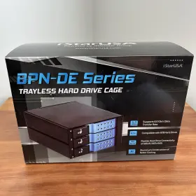 Bpn-de230ss-red Istarusa 846813017459 Trayless 2 X 5.25 Inch To 3 3.5 Sas Sata 6 Gbps Hdd Hot