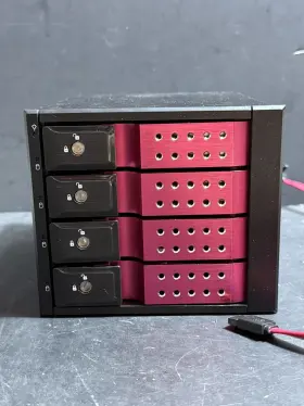 Bpn-de340hd-red Istarusa Trayless 3 X 5.25 Inch To 4 3.5 12gb/s Hdd Hot-swap Rack #2