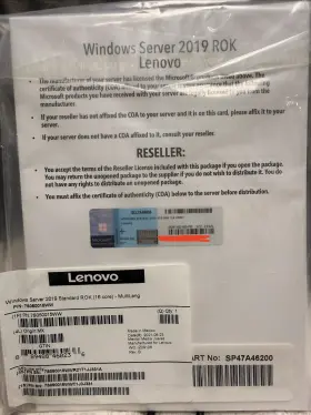 7s050015ww Lenovo Reseller Option Kit 2019 Rok. Sealed. Windows Server