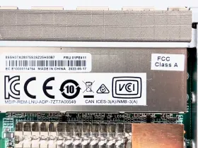 7zt7a00549 Lenovo X722 10gb 4-port Base-t Lom Network Pcie Adapter Card 01pe411 #3
