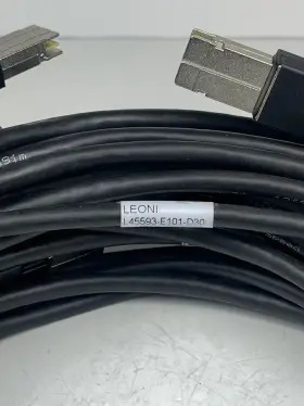 L45593-e101-d30 Leoni Lot Of 5 3 Meter Bladestack Cable Assembly 37-0889-01 Used #3