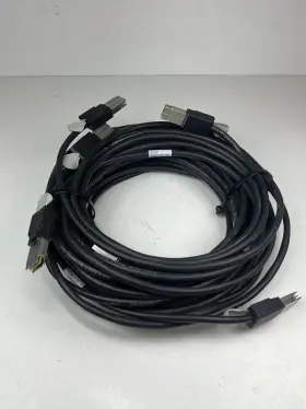 L45593-e101-d30 Leoni Lot Of 5 3 Meter Bladestack Cable Assembly 37-0889-01 Used