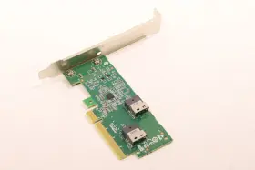 Linkreal Lrnv9f12 Dual-ports Slimsas Pcie Gen4 X8 4i Nvme Adapter P/n Tested