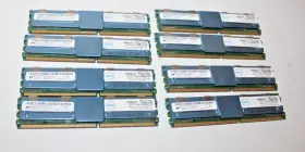 Mti8htf25672fdz-667h1d6 Micron Lot Of 8 Mircon Ddr2 Server Ram 2gb Sticks