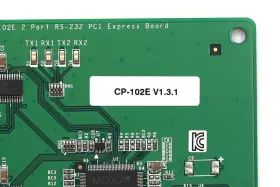 Cp-102e Moxa Dual-port Rs-232 Pci-express Code High Profile P/n Tested Working #3
