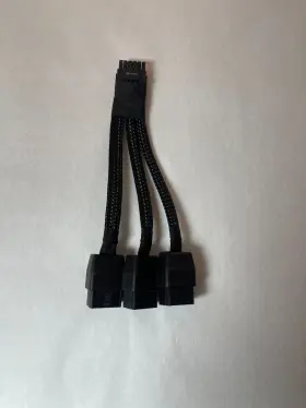 12vhpwr Nvidia 12 4pin Pcie 5.0 To 3x8pin 6 2p Power Adapter For Rtx 4090 4080