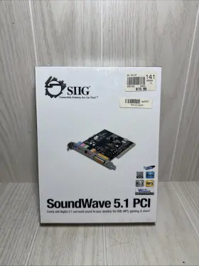 Atf2420x Siig Soundwave 5.1 Pci New Sealed Vintage