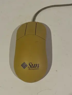 370-3631 Sun Microsystems Type-6 Mouse Mini-din Connector 3 Button - Yellowed #2