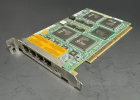 501-5406 Sun Microsystems Quad Fast Ethernet Pci Adapter X1034a Tested #3