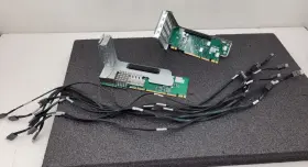 Aoc-2ur6n4-i4xt Supermicro 2x Riser Boards And 8x Oculink Cables Rsc-u2n4-6