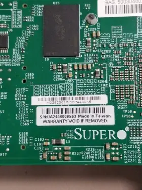 Aoc-s3908l-h8ir-16dd-o Supermicro Ac 8 Int 12gb/s Ports X8 Gen4 Roc Lp Used #2