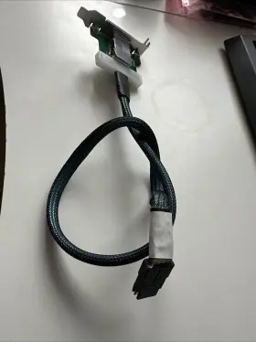 Cbl-0167l Supermicro Internal To External 1 Port Minisas Cascading 61cm Cable #2