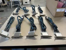 Cbl-0168l Supermicro Lot Of 9x Internal-external Minisas 2 Ports Cascading Cable