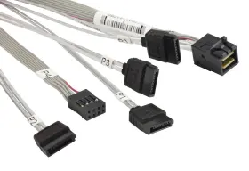Cbl-sast-0616 Supermicro Internal Minisas Hd To 4 Sata With Sideband 50cm Cable #2