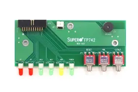 Fp742 Supermicro Front Led Power Button Switch Board P/n Tested Working #2