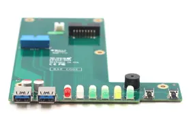Fp743-du3 Supermicro Led Usb Power Button Switch Board P/n Tested #3
