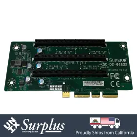 Rsc-d2-666g5 Supermicro 2u Lhs Dco Riser Card 3x Pcie 5.0 X16 For Clouddc Supers