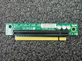 Rsc-r1ug-e16r-x9 Supermicro 1u Passive Pcie X16 Riser Card