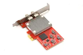 Tbs-6205se Tbs Dvb-t2/t/c Quad Pcie Digital Tv Tuner Card P/n Tested Working