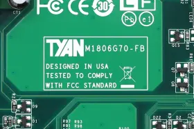 M1806g70-fb Tyan 8-bay Fan Backplane Board P/n Tested Working #3
