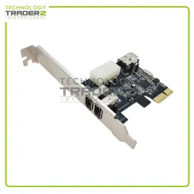 Pi4vt6315x2a Vantec 2-port Pci-e X1 Fire Wire Expansion Card With Long Brack