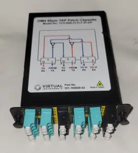 Tcv-008lflflf-57-rp Virtual Instrument Instruments Om4 50um Tap Patch Cassette