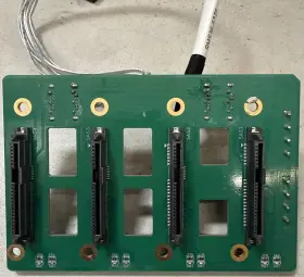 Rms36-5376 Wanyou Technology 4x Sas Hot-swap Backplane Board Pulled From Datto S3b2000 With Cables. Tested