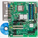 Retro Windows Xp Gaming Motherboard Atx Intel Core DDR2 W/driver Disk Cd. Fixed Price $44.00.
