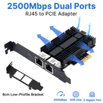 RJ45 Dual Port 2.5GBASE-T Intel I226 Card Pcie Network Adapter For Gaming Office. Fixed Price $39.99.