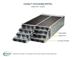 Supermicro SYS-F618R2-RTPTN+ 8-NODE Barebones Server, New In Stock, 5 Year Wty. Fixed Price $12500.00.