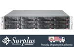 Supermicro 2U Server 12 Caddy Bay 3.5 Lff Atx Storage Chassis SAS2 6GBPS Rail. Fixed Price $324.00.