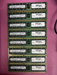 Lot Of 8X Samsung 2RX4 PC3-14900R Server Memory M393B2G70DB0-CMA 128GB Sam/cisco. Fixed Price $105.00.