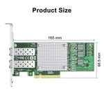 10G Dual Sfp+ Network Card, For Broadcom 57810S, Pci Express X8. Fixed Price $52.99.