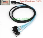 2PCS SFF-8087 Reverse 1M Sas Cable Raid Cards Sata Hard Drive San/nas Backplanes. Fixed Price $21.28.