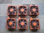Lot Of 6 Genuine Dell Poweredge Internal System Server Fans 0C9857 JC915. Fixed Price $10.00.