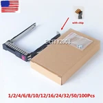 Lot 2.5" Sas Sata Drive Tray Caddy For Hp DL380P DL360P DL160 G8 G9. Fixed Price $449.50.