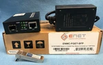 Enet Enmc-fget-sfp Fiber Media Converter W/ Spf Transeiver 10/100/1000M. Fixed Price $30.00.