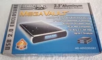 Mad Dog Multimedia Mega Vault 2.5" Anodized Hard Drive Case/enclosure Usb 2.0. Fixed Price $16.00.