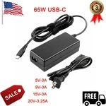 65W Usb-c Laptop Adapter Charger For Dell Lenovo Asus Acer Samsung Hp Chromebook. Fixed Price $11.95.