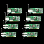 Lot Of 8X Qlogic D33170 Fibre Channel Host Bus Adapter Card Pci-x 133 QLA2340. Fixed Price $60.00.