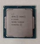 Intel SR3WL Xeon E-2124G 3.40GHZ 4-CORE Socket 1151 Cpu Processor. Fixed Price $17.99.
