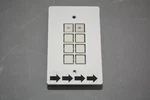 Amx FG1311-08-SW 8-BUTTON Control Pad #X1270. Fixed Price $42.75.